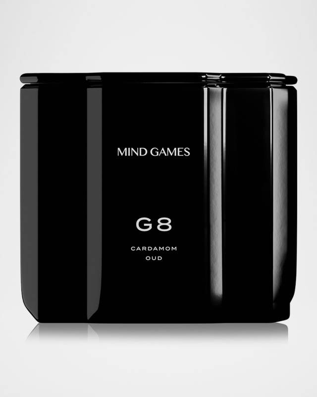 G8 Black King Cardamom Oud Luxury Candle, 10 oz.